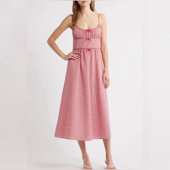 Doen Belline Check Midi Dress - Picture 2 of 11